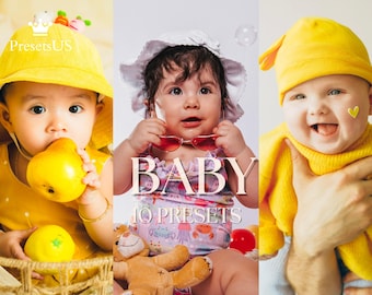 Baby Lightroom Presets: Clean Timeless Filter (Mobile & Desktop)