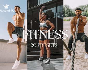Fitness Lightroom Presets: Toned Body, Muscle Definition Filters (Mobile & Desktop)