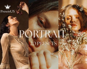 Portrait Lightroom Presets: Clean Professional Clean Filters (Mobile & Desktop)