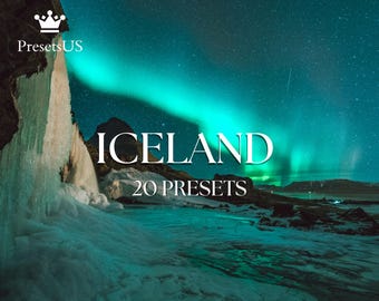 Iceland Lightroom Presets: Cinematic Photo Filters (Mobile & Desktop)