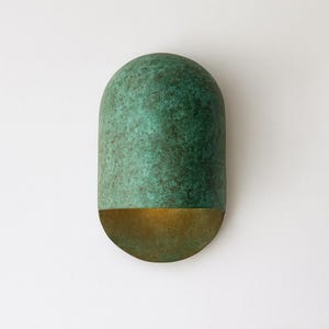 Patina Copper Wall Sconce, Modern Farmhouse Lighting