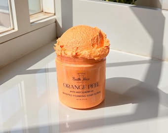 Orangenschale Zucker Körperpeeling Feuchtigkeitsspendende, nährende Peeling-Reinigung