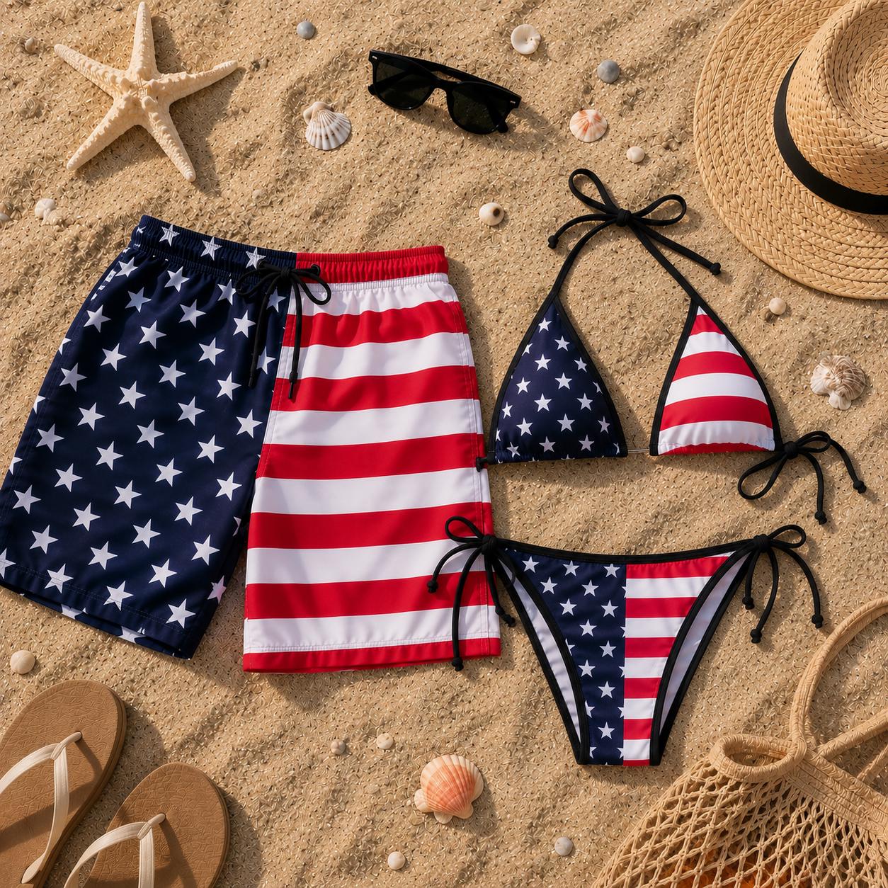 American flag bikini - Etsy 日本