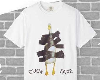 Duck Tape Mallard Meme T-shirt | Funny Quirky Duck Graphic Tee