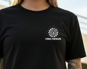 Koszulka damska FORGE FORWARD Gym, koszulka fitness, koszulka do ćwiczeń, koszulka do podnoszenia ciężarów, koszulka sportowa, koszulka fitness, koszulka na siłownię, koszulka na siłownię