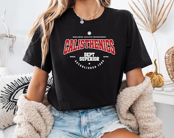Frau Calisthenics Abteilung TShirt Calisthenics Shirt Calisthenics Geschenk Körpergewicht Workout Calisthenics T Shirt Street Workout
