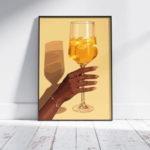 Black Woman Art Print: Urban Fashion, Afrocentric Girly Room Decor (Digital Download)