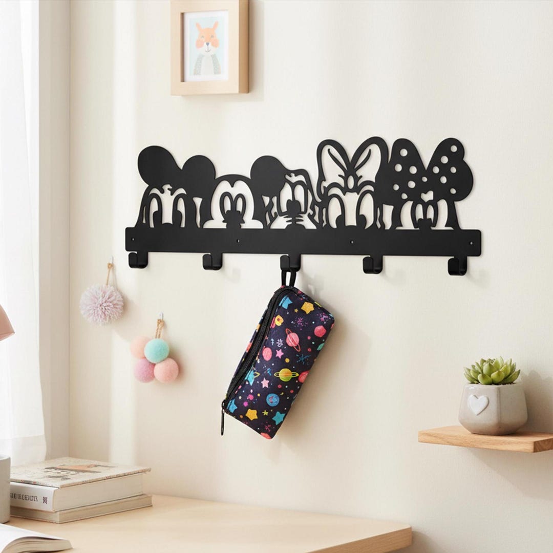 Dc Character Key Rack Whimsical Character Key Holder, Cartoon Friends Home Metal Hanger ...