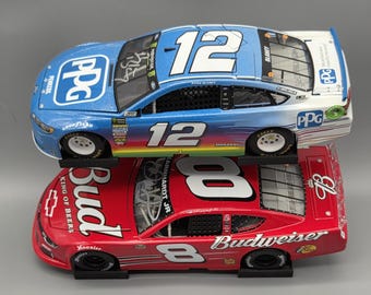 2 Car Slanted Freestanding Display 1/24 Scale