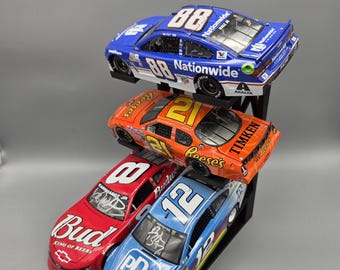 4 car 2x2 slanted freestanding display 1/24 scale