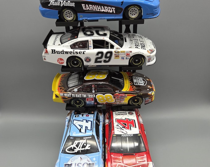 5 Car 4x2 Slanted Freestanding Display 1/24 Scale