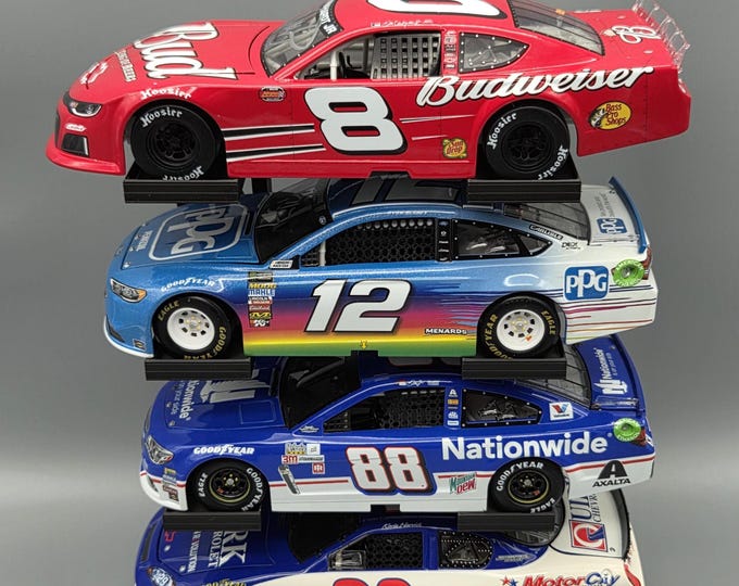 4 car freestanding display 1/24 scale