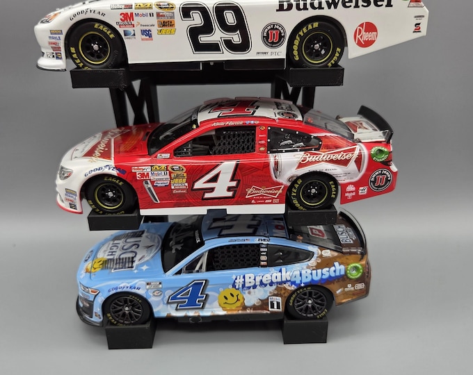 3 Car Desk Or Wall Display 1/24 Scale