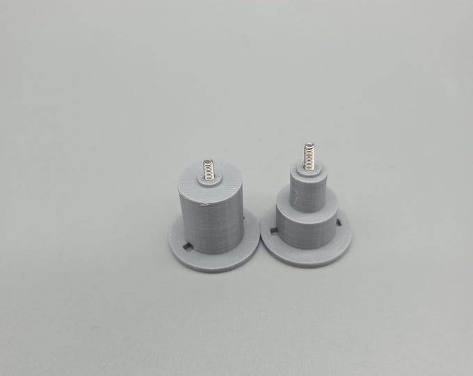 Hold downs for the pictured style foam from 2015 up Styrofoam bases 1/24 Scale set of 5.