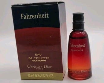 Christian Dior Fahrenheit Eau de Toilette Edt 100ml 3.4 Fl. Oz