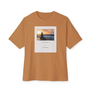 Inspirational Oversized Tee, Soft Boxy Fit for Men and Women, Unisex Box Tee, Comfortable Graphic Tee, Oversized Quote Shirt