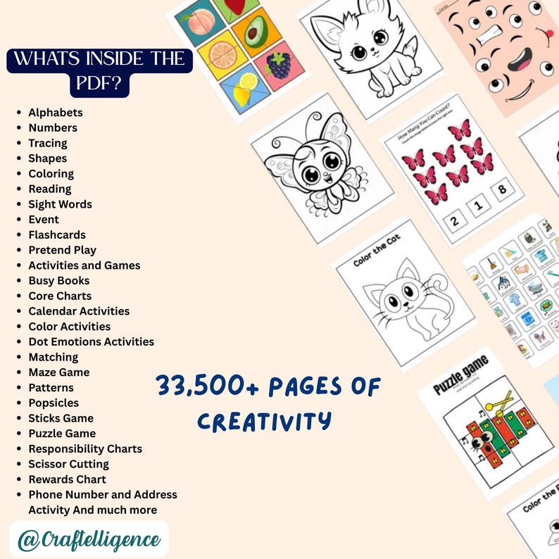 34,000+ Kids Learning MEGA Bundle: Homeschool & Classroom Activities ...