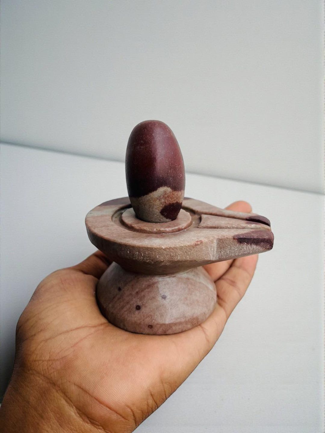 Natural Narmadeshwar Shivling Stone | Sacred Narmada River Banalinga ...