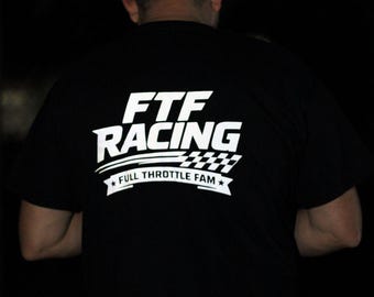 Reflective Racing T Shirt | FTF Racing Motorsport Tee | Reflective Motorcycle Shirt | Racing Streetwear | Car Enthusiast Gift