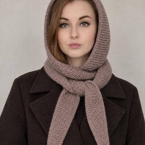 Handmade Head Scarf | Sophie Hood Inspired | Handknitted Hood Scarf | Balaclava Scarf | Winter Head Scarf