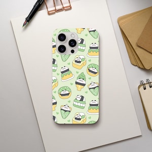 Matcha iPhone Tough Case – Niedliche Handyhülle für iPhone 16 15 14 13 | Ästhetische Schutzhülle für Matcha-Liebhaber
