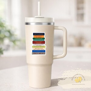 Outlander Inspired Book Stack Sticker | Historical Romance image 3