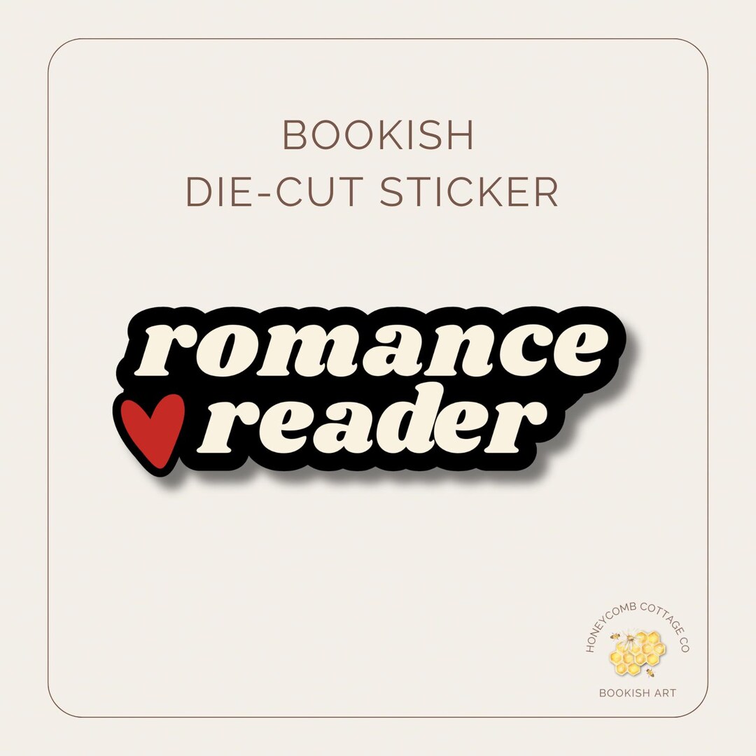 Romance Reader Sticker | Romance Book Lover Gift - Etsy