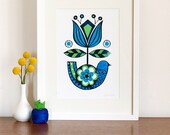 Bowerbird Print