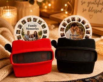 Personalized Photo Viewer with Custom Photo Reel, Anniversary or Birthday Gift, Wedding Proposal Keepsake, Valentine’s Gift