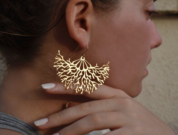 Etsy cheap coral earrings