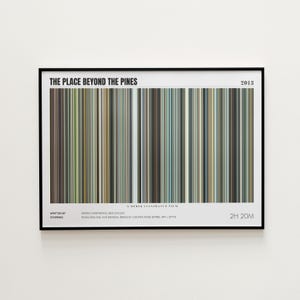 The Place Beyond the Pines Movie Poster, Horizontal Movie Print, The Place Beyond the Pines Print, Frame by Frame Movie Poster Print