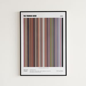 The Truman Show Movie Poster, Jim Carrey, The Truman Show Print, Frame by Frame Movie Poster Print