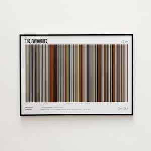 The Favourite Movie Poster, Horizontal Movie Print, The Favourite Print, Frame by Frame Movie Poster Print