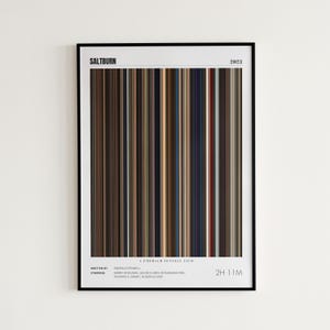 Saltburn Movie Poster, Barry Keoghan, Saltburn Print, Frame by Frame Movie Poster Print