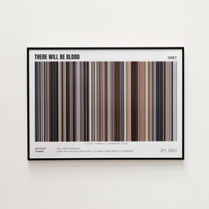 There Will Be Blood Movie Poster, Horizontal Movie Print, There Will Be Blood Print, Frame by Frame Movie Poster Print