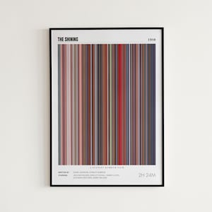 The Shining Movie Poster, Jack Nicholson, The Shining Print, Frame by Frame Movie Poster Print