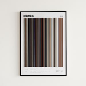Bones and All Movie Poster, Taylor Russell, Bones and All Print, Frame by Frame Movie Poster Print