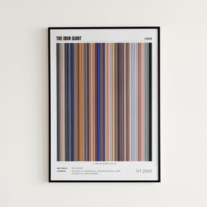 The Iron Giant Movie Poster, Vin Diesel, The Iron Giant Print, Frame by Frame Movie Poster Print