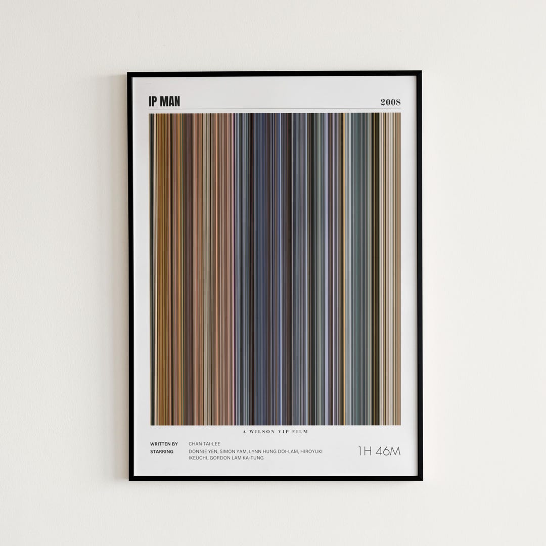 Ip Man Movie Poster, Donnie Yen, Ip Man Print, Frame by Frame Movie ...