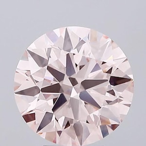 2.50 CT Fancy Vivid Pink Lab Grown Diamond: VS1 Clarity, IGI Certified