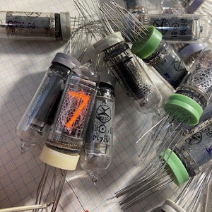 IN-14 Nixie Tubes | Set of 6 | USSR Vintage | New & Tested | For Nixie Clocks