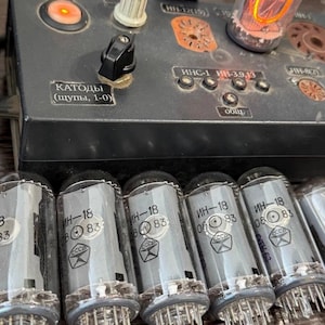 IN-18 Nixie Tube | 1pc | Vintage Clock Display |  New Tested | For Nixie Clocks |