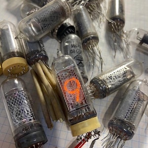 IN-14 Nixie Tubes | Set of 6 | USSR Vintage | Used & Tested | For Nixie Clocks