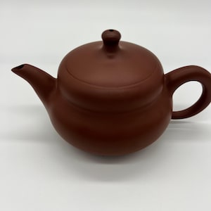 100cc Chaozhou red clay tea pot &quot;hu lu shaped&quot;Master Zhang zhuwen handmade kung fu tea pot