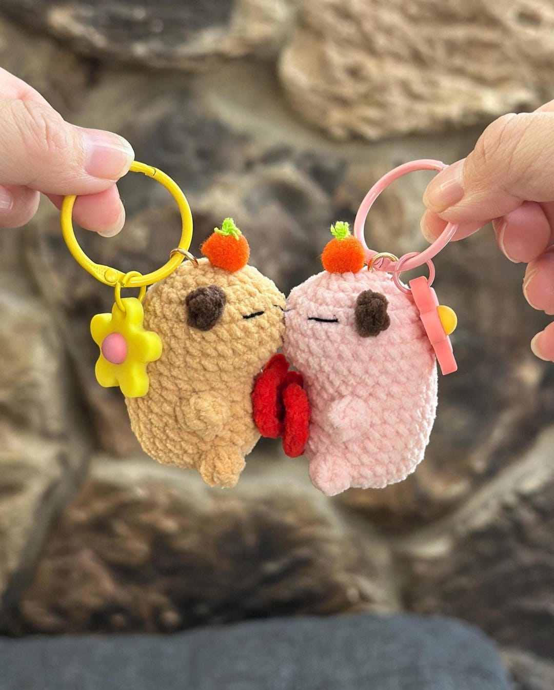 Capybara Capybara Kit De Crochet – Kit De Tricot En Peluche Capybara Pour Débutant, Accessoires De Tricot Portables Pour Et Adultes, 9,5 X 11,9 Cm