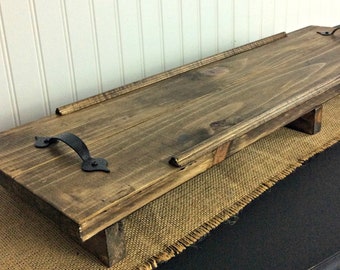 Rustic Wood Square Riser - Etsy