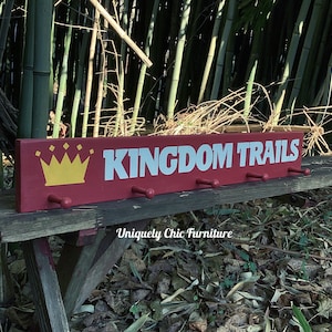 Kingdom Trails, Bike Trail, Vermont, Park, Helmet Holder, Coat Rack, Sign, Bike Trail Park