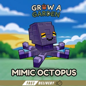 MIMIC OCTOPUS Grow a Garden Mythical Pet | Roblox Virtual In-Game Item | Instant Cheapest and Fast Delivery