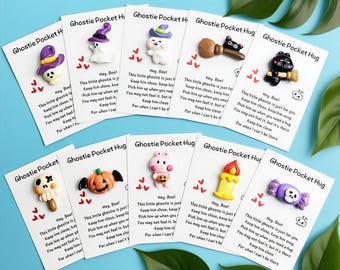 20-Pocket Hug Ghost Tokens - Vintage Silver Love Coins For Long-Distance Relationships & Halloween
