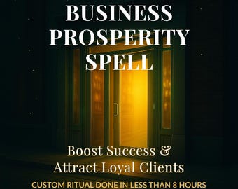 Grow Your Business Fast | Client Attraction, Sales Increase, Prosperity Energy Ritual | Digital PDF